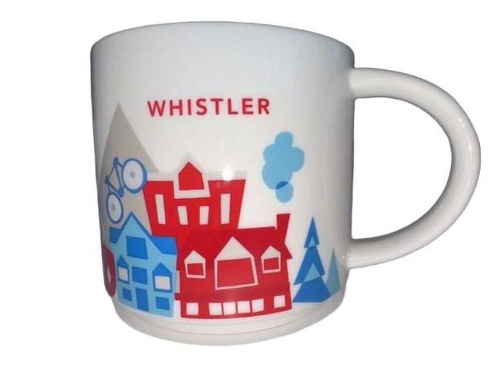 Retired Starbucks Whistler BC Canada You Are Here Collection Coffee Mug 14 oz